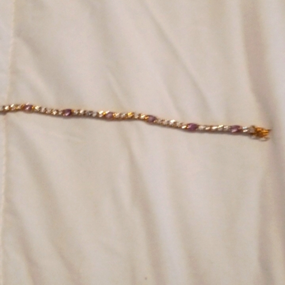 Cubic and Amer type tennis bracelet